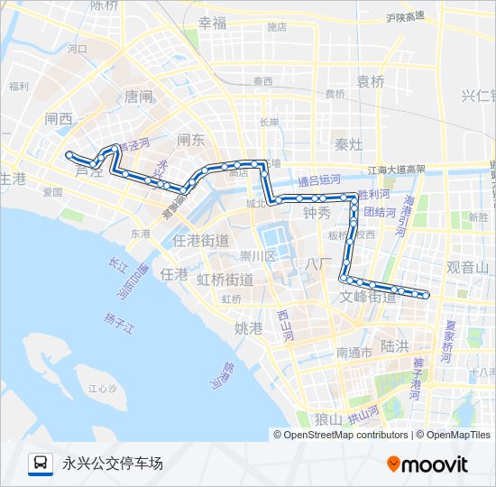 85路 Bus Line Map