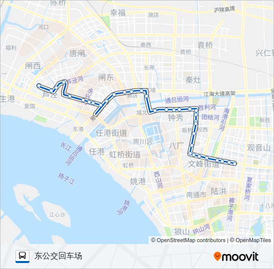 公交85路的线路图