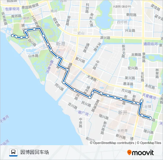 86路 Bus Line Map