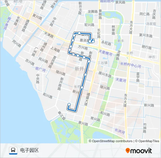 93路 Bus Line Map