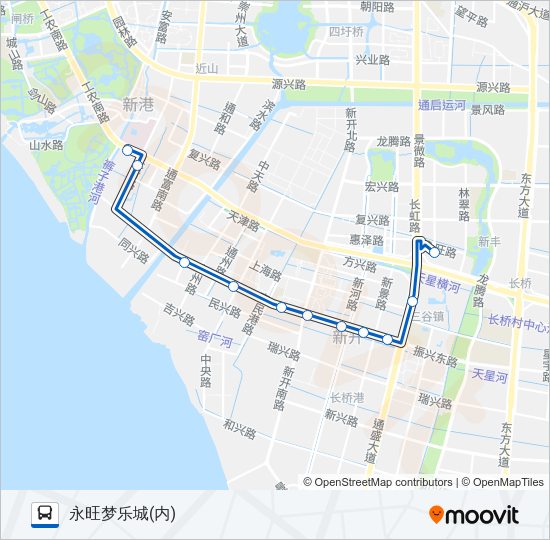 96路 Bus Line Map