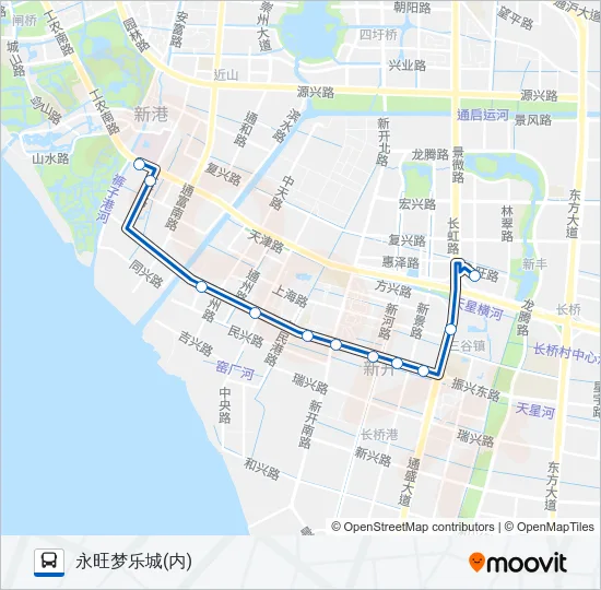 96路 Bus Line Map