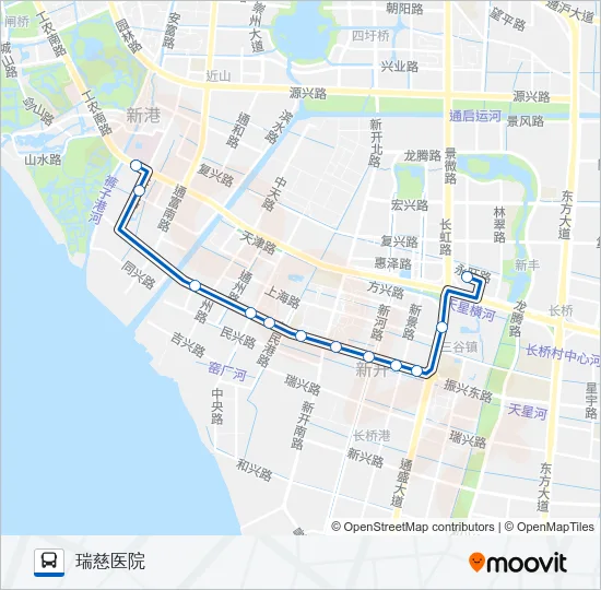 96路 Bus Line Map