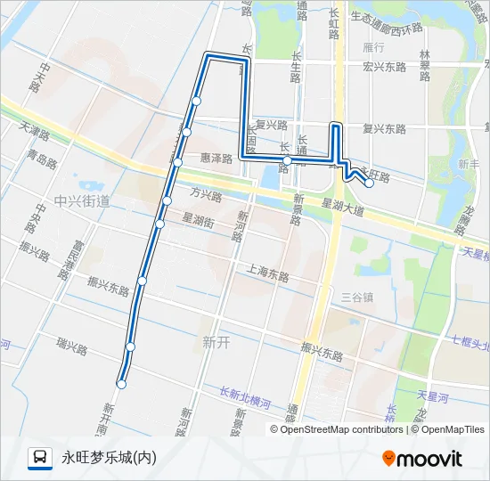 98路 Bus Line Map