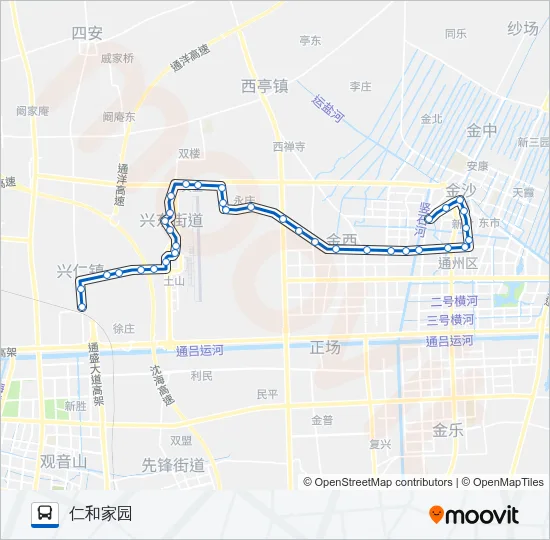 213路 Bus Line Map
