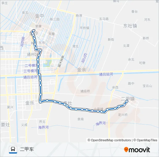 221路 Bus Line Map