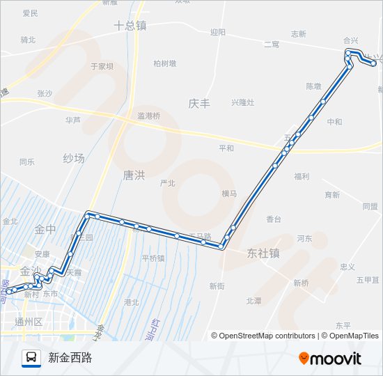 公交251路的线路图
