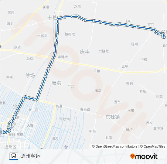 252路 Bus Line Map