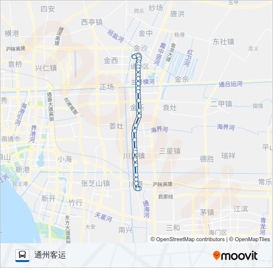 公交271路的线路图