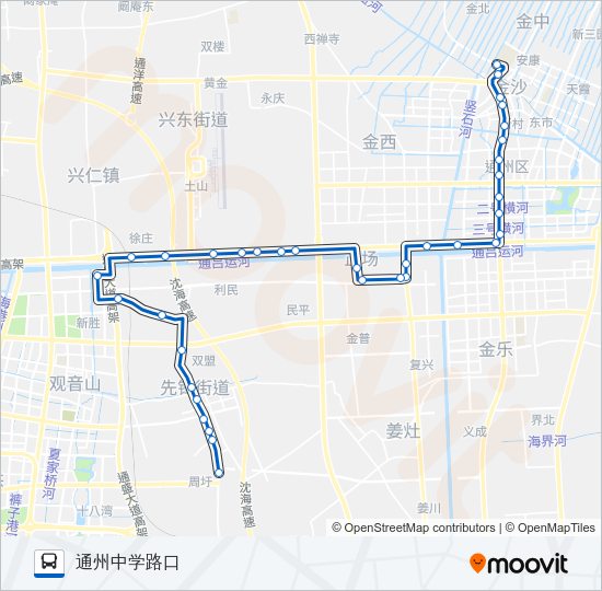 公交275路的线路图
