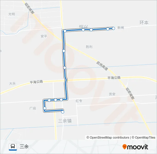 332路 Bus Line Map
