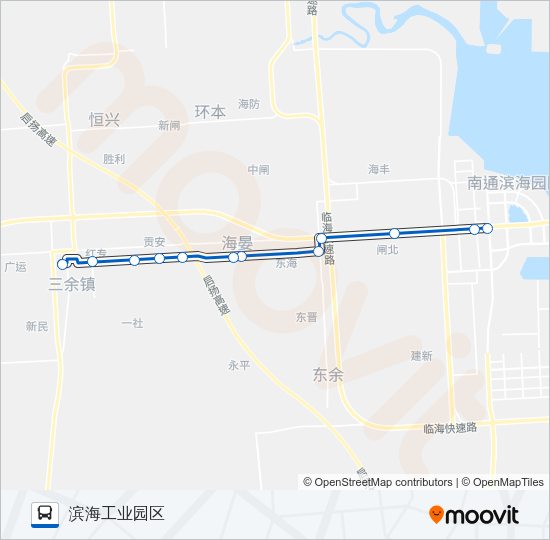 公交335路的线路图