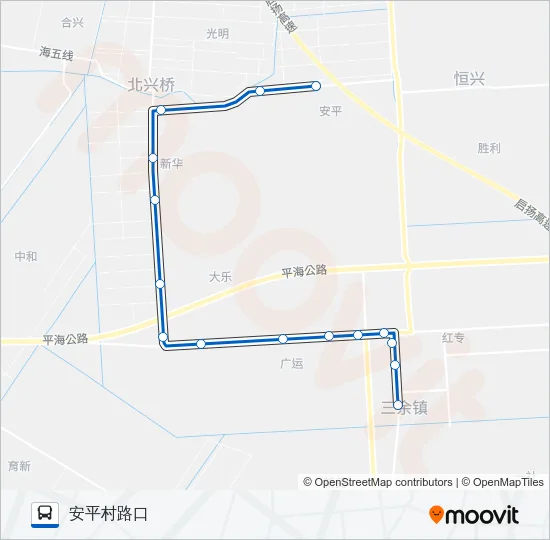 336路 Bus Line Map