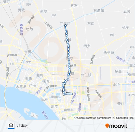 公交606路的线路图
