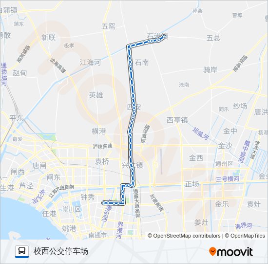 公交608路的线路图