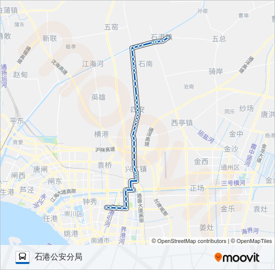 公交608路的线路图