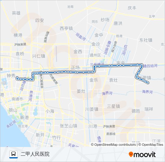 公交612路的线路图