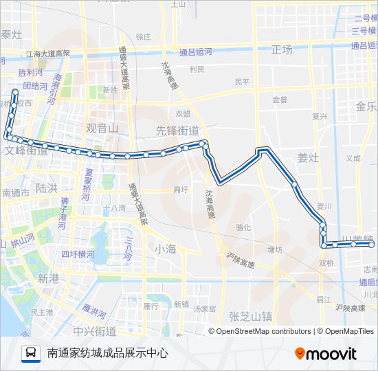 公交615路的线路图