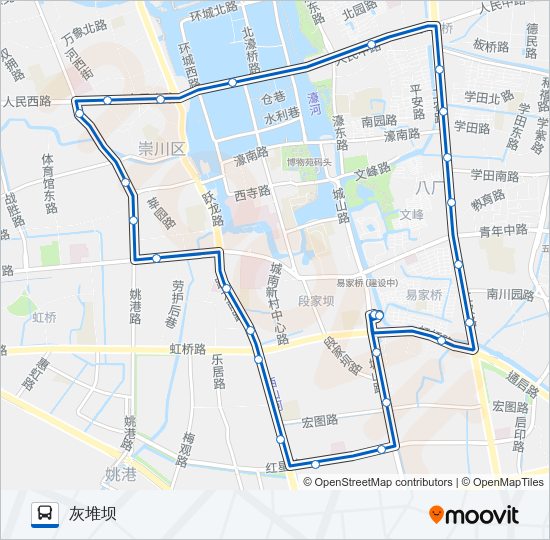 6路外环 Bus Line Map