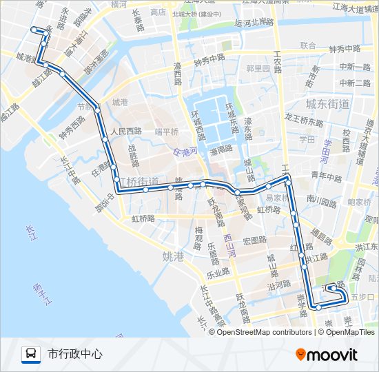 68路通勤线 Bus Line Map