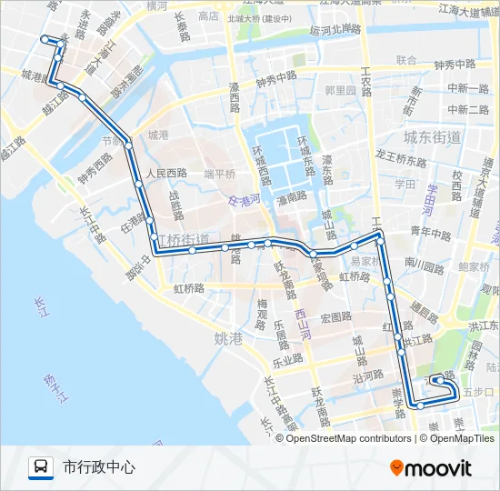68路通勤线 Bus Line Map
