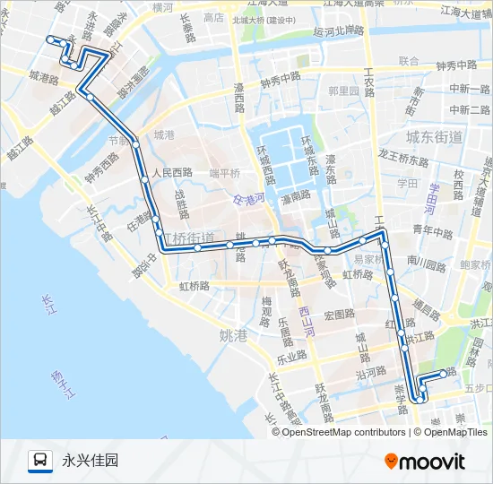 68路通勤线 Bus Line Map