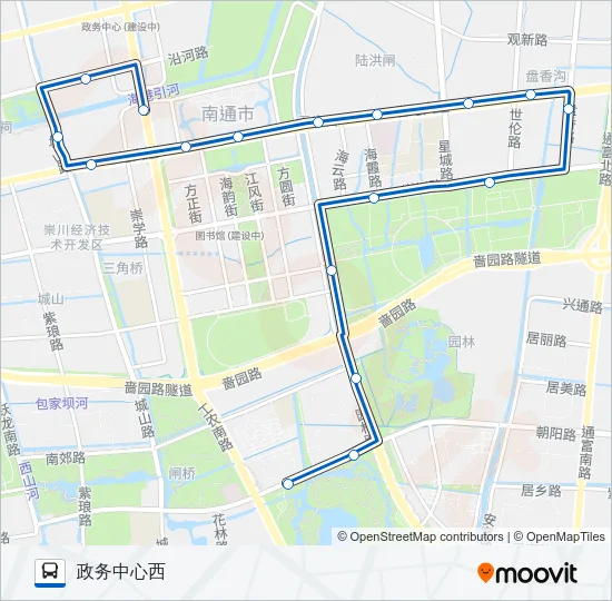 70路通勤线 Bus Line Map
