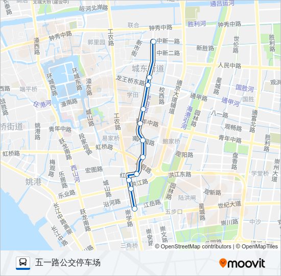 71路通勤线 Bus Line Map