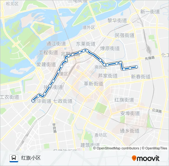 5路 Bus Line Map