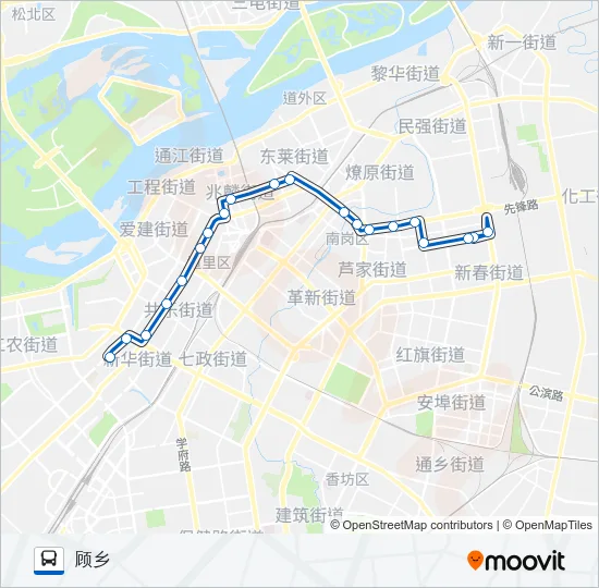5路 Bus Line Map