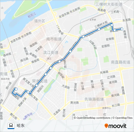 6路 Bus Line Map