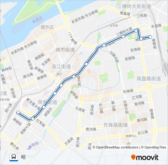 6路 bus Line Map