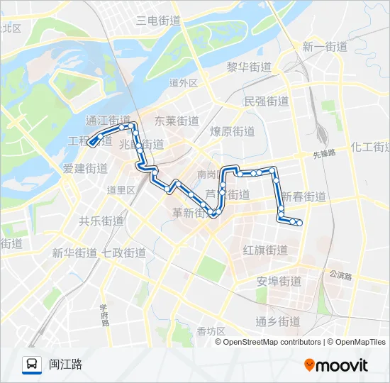 8路 Bus Line Map