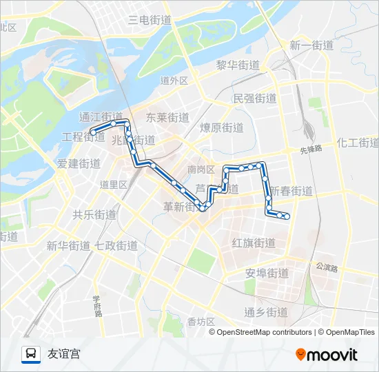 8路 Bus Line Map
