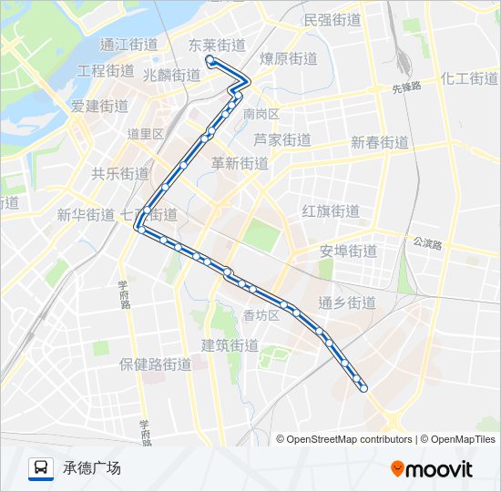 公交10路的线路图