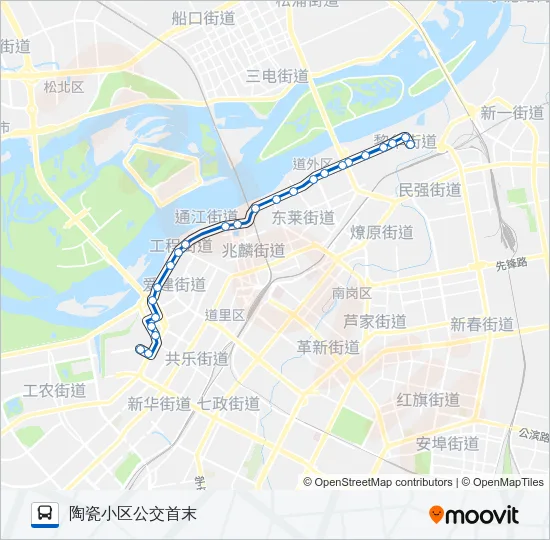 12路 Bus Line Map