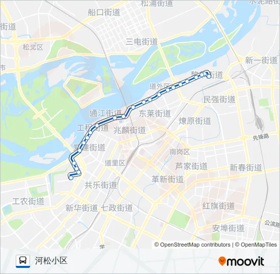 12路 Bus Line Map