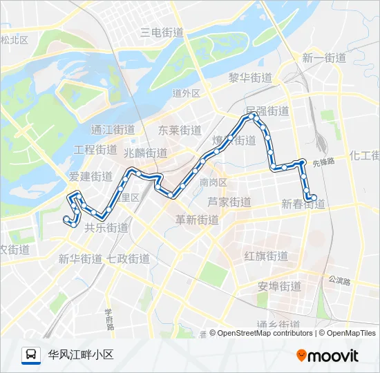 14路 Bus Line Map