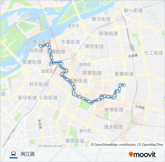 16路 Bus Line Map