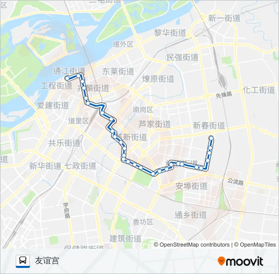 16路 Bus Line Map