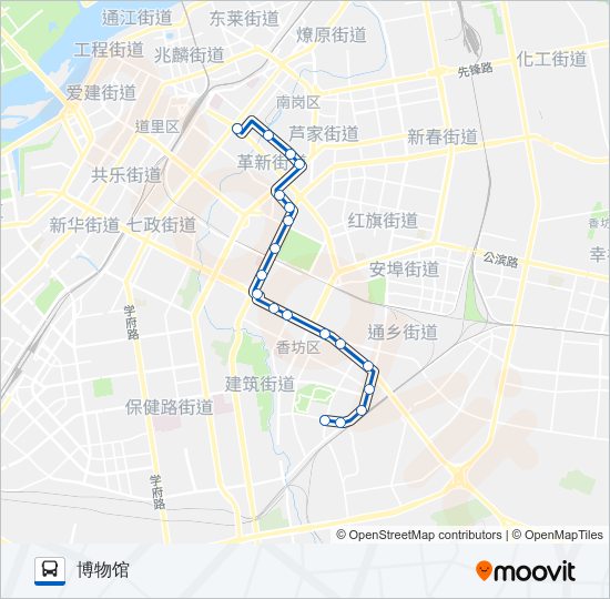 公交18路的线路图