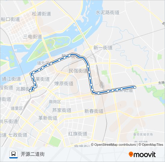 公交19路的线路图