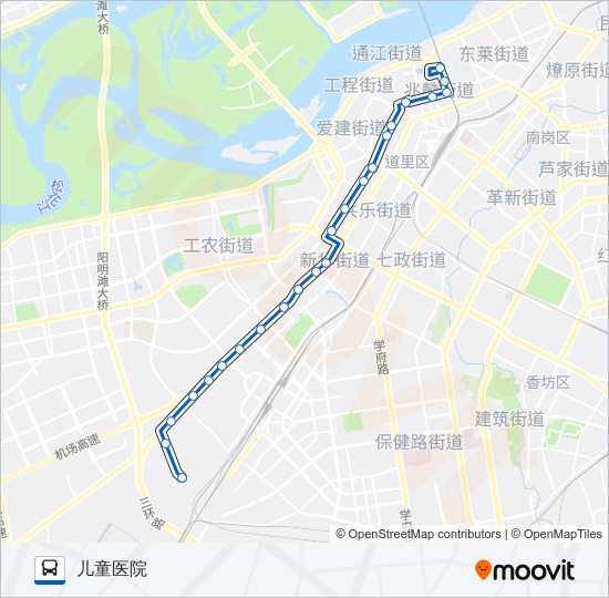 20路 bus Line Map