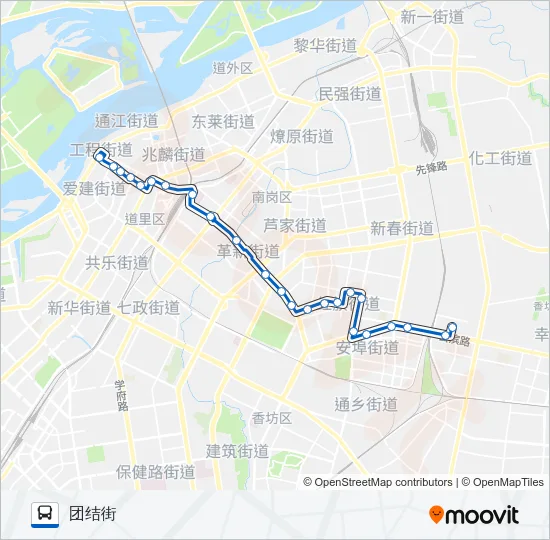 21路 Bus Line Map
