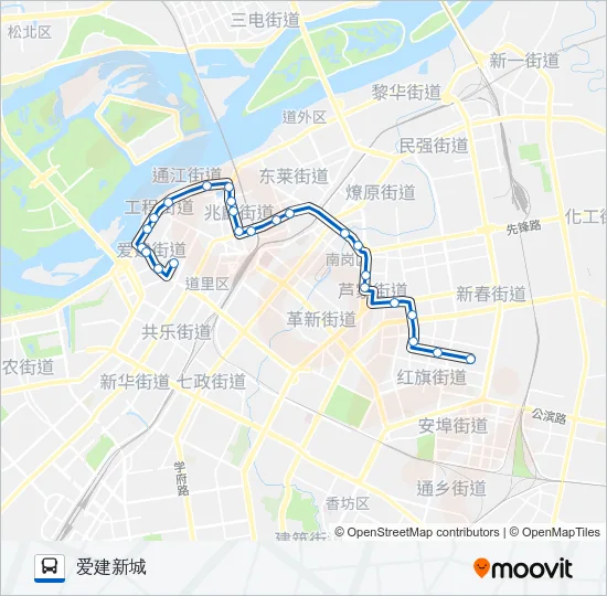 23路 Bus Line Map