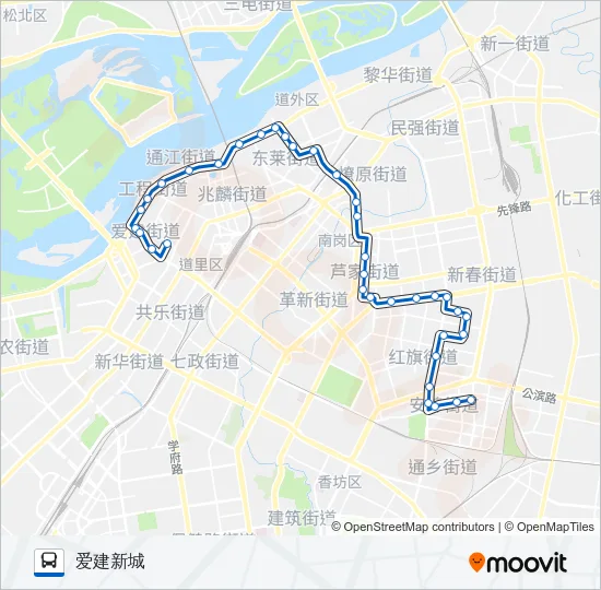 24路 Bus Line Map