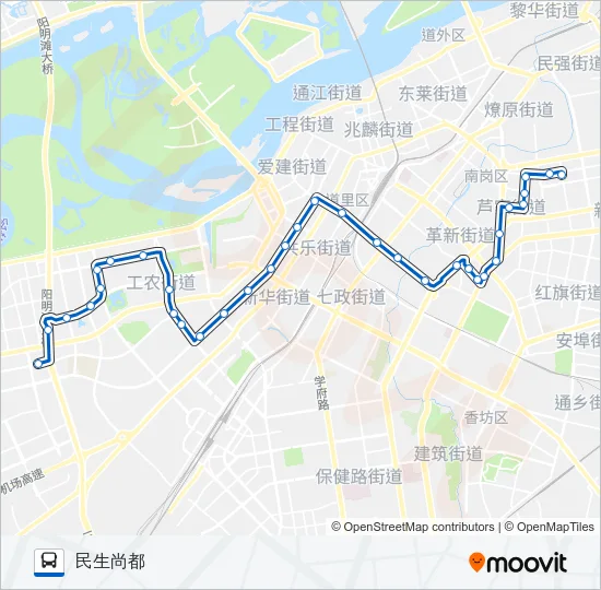 25路 Bus Line Map