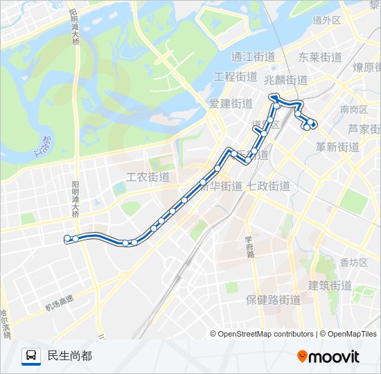 公交32路的线路图