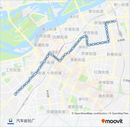 33路 Bus Line Map