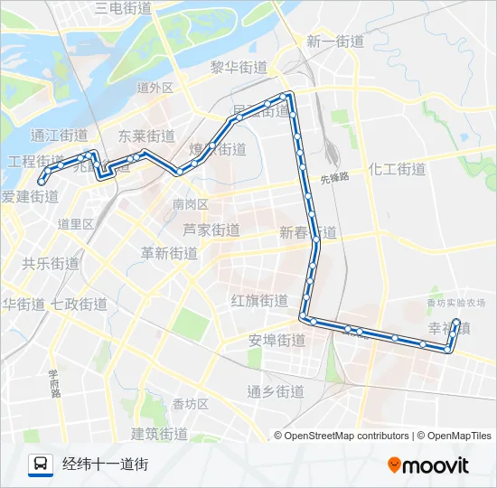 53路 Bus Line Map